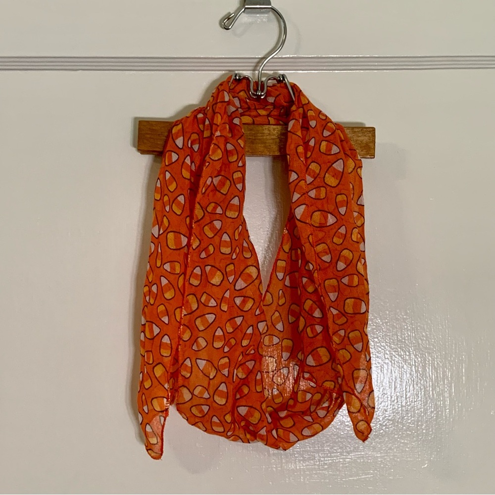 Halloween Candy Corn Scarf